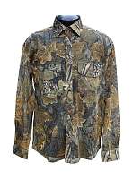 Рубашка летняя "Таежный стиль" дл. рукав (сетка) дубок  9464-2