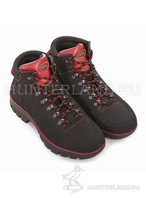 Ботинки мужские "STALKER ultra" (Нубук черный) 5016-3