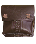 Подсумок для магазина "Тигр" на 5 патронов, кожа, коричневый 190300035