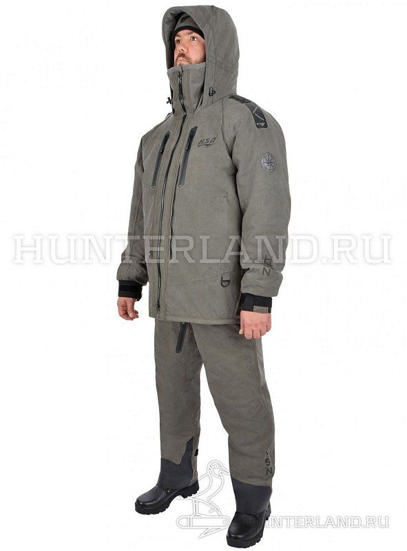 Костюм мужской демисезонный «Hunter II New (-15)» (Islandiya), серый 98128-16