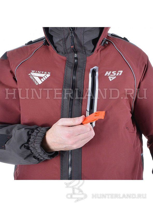 Костюм-поплавок мужской зимний «Rescuer II Comfort», махагон 98154-12